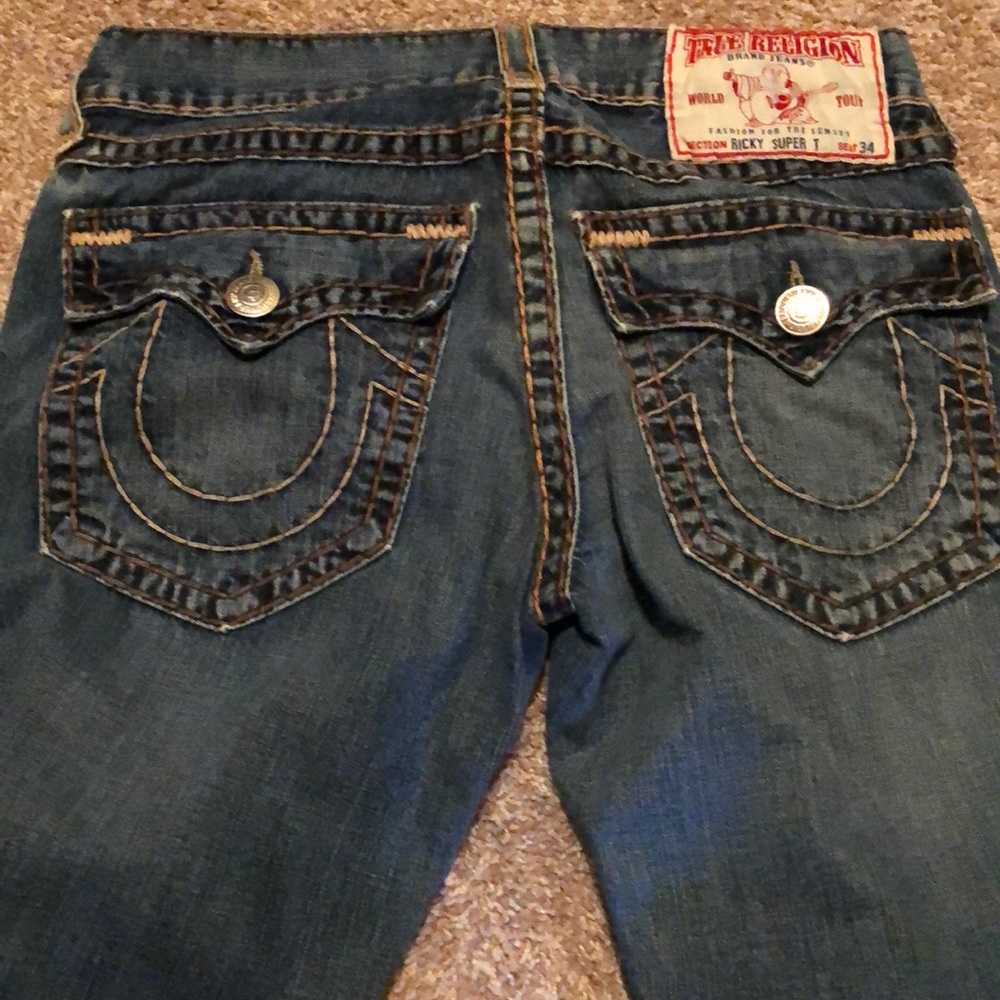True religion brand jeans, 34. RICKY super T